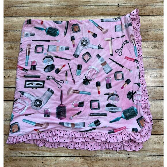 Posh Peanut Beauty Salon/ Isabela Luxette Patoo Bamboo Blanket 35x35" - Picture 1 of 6